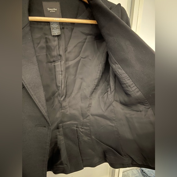 Smythe Black One Button Blazer - Picture 5 of 6